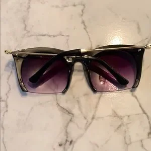 Accessories | 2 Pairs Black Cut Off Bottomless Sunglasses  display picture 2